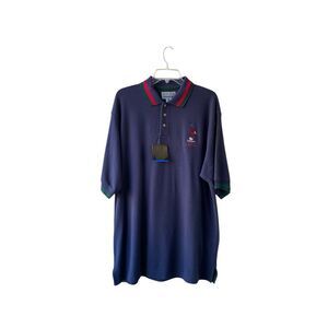 Vintage Gear For Sports Men's Crayola LPGA Jr. Pique Golf Polo Navy Large NWT